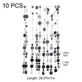 thumbnail image 3 of Slccxzc 10 Strips Sequin Beaded Curtain Door String Curtain Window Hanging Decor for Wedding Bedroom Door Festivals Supplies, 3 of 7