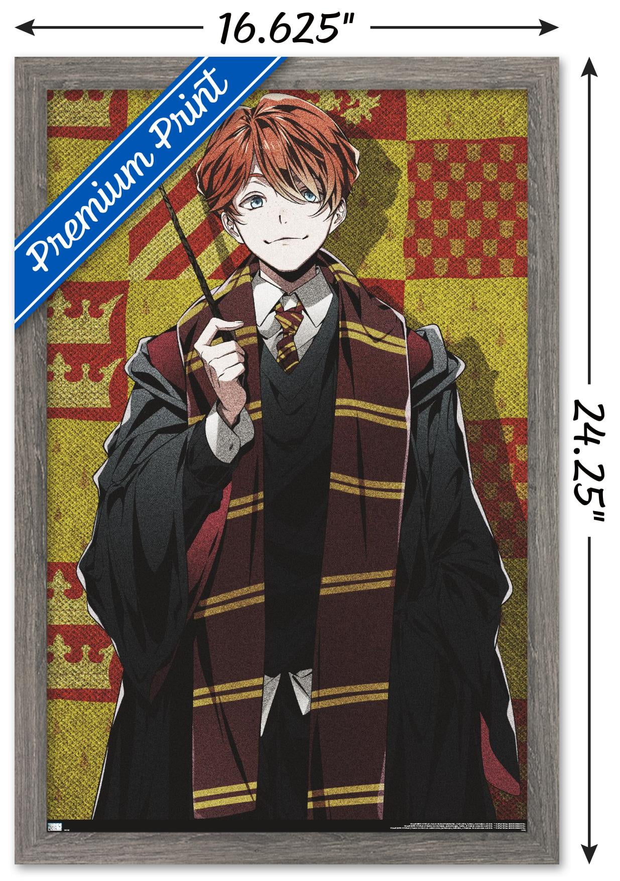 The Wizarding World: Harry Potter - Dynasty Ron Wall Poster, 14.725" x 22.375" Framed