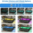 thumbnail image 5 of Uforic LED Coffee Table, Modern Center Tables with Storage for Living Room, Gray, 5 of 8