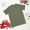 thumbnail image 4 of Funny Gingerbread Christmas Shirt | Unisex Holiday Graphic Tee | Gifts & Stocking Stuffers (Military Green, S), 4 of 4