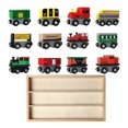 thumbnail image 3 of Compatible con pista de madera, conexión de imán de madera, tren de succión magnética, apto para jardín de infantes, cochecito magnético, juguete para niños, 3 of 5