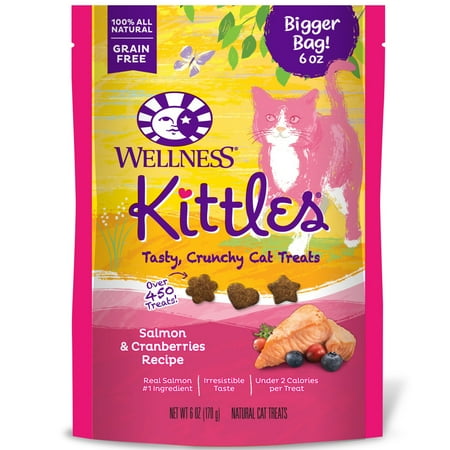 UPC: 0076344900641 | Wellness Kittles Natural Grain Free Cat Treats  Salmon & Cranberries  6-Ounce Bag