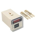 thumbnail image 1 of Digital LCD Temperature Controller 220V AC with E-Type Thermocouple - 0-399℃ Range, Relay Output for Industrial Heating Applications (Model XMTD-2001), 1 of 5
