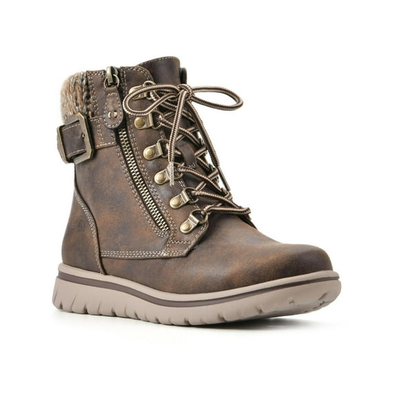 Cliffs by White Mountain Womens Hearty Faux Suede Winter & Snow Boots