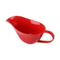 thumbnail image 3 of Fancyes Gravy Boat Gravy Jug Gravy Pourer Kitchen Acceesories Sauce Boat Container Porcelain Gravy Boat for Beefsteak Milk Dining BBQ red, 3 of 8