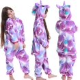 thumbnail image 1 of Traje Kigurumi para niños, monos de invierno, pijamas cálidos para niños, pijamas para niñas, ropa de dormir para bebés, Pijama de unicornio de Anime para niños pequeños para el hogar xuanjing unisex, 1 of 2