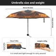 thumbnail image 3 of JSTEL Magic Wolf Alchemy Folding Umbrella for Rain Sun Travel Mini Lightweight Compact Umbrellas, 3 of 5