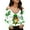 Beige, variant on St Patricks Tshirts For Women Long Sleeve Funny Shamrock Graphic Casual V Neck Off The Shoulder Tops Tee Saint Patricks Day T Shirt S-Xxl