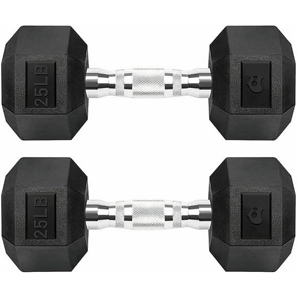 Par de Mancuernas Hexagonal Bleulander 25 Lbs CBHH-0111