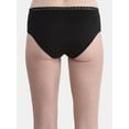 thumbnail image 2 of No Boundaries Cotton Hipster Panty with Lace, Women’s and Women’s Plus, Sizes S-XXXL, 2 of 3