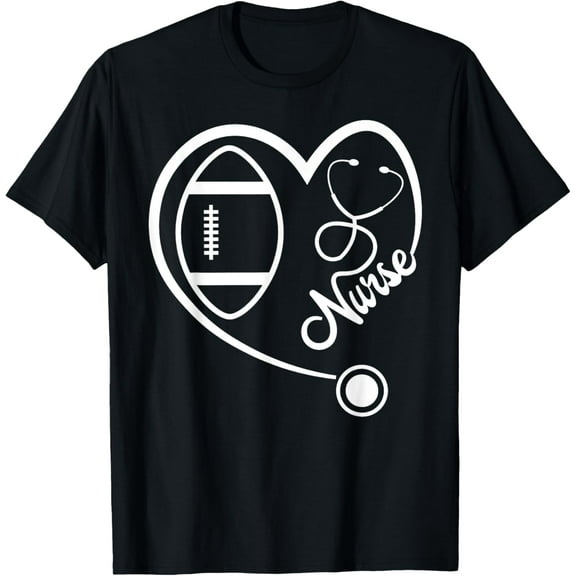 Nurse Football Fan Gift For RN CNA LPN T-Shirt