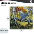 thumbnail image 4 of Stupell Industries Contemporary Autumn Golden Birch Grove Canvas Art, 30 x 30, by Kate Jarvik Birch, 4 of 8