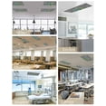 thumbnail image 5 of Green Christmas Tree Fluorescent Light Covers for Ceiling Lights 4x2 feet,3 Pack Magnetic Light Filters for Classroom,Winter Snowflakes Grey Watercolor Pine Fluorescent Light Shade Panel for Office, 5 of 9