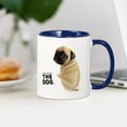 thumbnail image 4 of CafePress - Pug Mugs - 11 oz Ceramic Mug - Novelty Coffee Tea Cup, 4 of 6