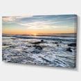 thumbnail image 2 of White Surf with Turbulent Sea - Seashore Canvas Art Print, 2 of 4