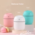 thumbnail image 4 of USB Mini Humidifier Diffuser Multicolor Lighting Effects/ Continuous & Intermittent 2 S-pray Modes/ Intelligent Auto-shut Down Mode for Home Office Living Room Bedroom Present Gift, 4 of 8