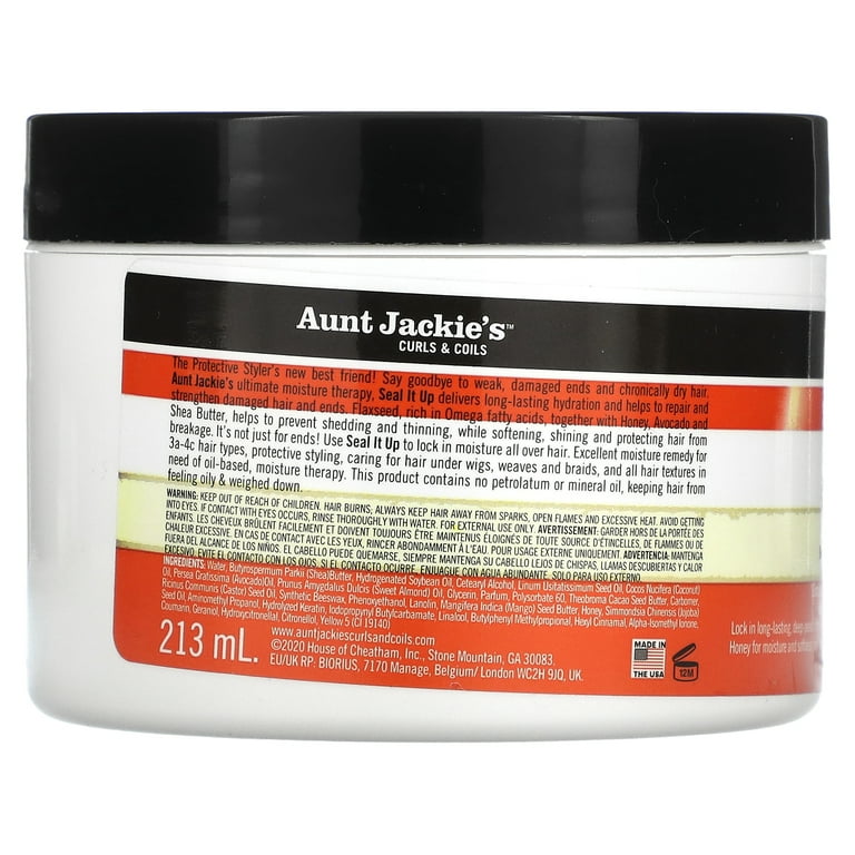AUNT JACKIE'S Flaxseed Seal It Up Hydrating Sealing Butter (7.5oz) AUNT JACKIE'S Flaxseed Seal It Up Hydrating Sealing Butter (7.5oz)