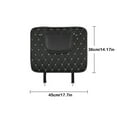 thumbnail image 4 of Scienceny Alfombrilla protectora para asiento de coche para niños, alfombrillas antibarro para patadas, cubierta Interior de cuero, bolsa de Ventana automotriz, 4 of 6