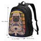 thumbnail image 5 of Fotbe Pug dog Yoga Mochila con Estampado y Puerto USB para Hombre y Mujer, Mochila Antirrobo, Mochila de Viaje, Mochila Escolar, Mochila Universitaria, 5 of 7