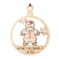 thumbnail image 2 of De Madera Ahuecado Gingerman Colgante Árbol De Navidad Colgante Colgante Regalo Para Amigos Y Familiares Moyic HA045231-05, 2 of 5