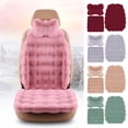 thumbnail image 2 of Soumake Thickened Plush Car Seat Cushion Soft Fluffy Warm Non-Slip Front And Back Seat Covers Protector for Most Car Seats, 2 of 8