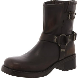 Brothers And Sons Men's Engineer Motorcycle Boot Round Toe