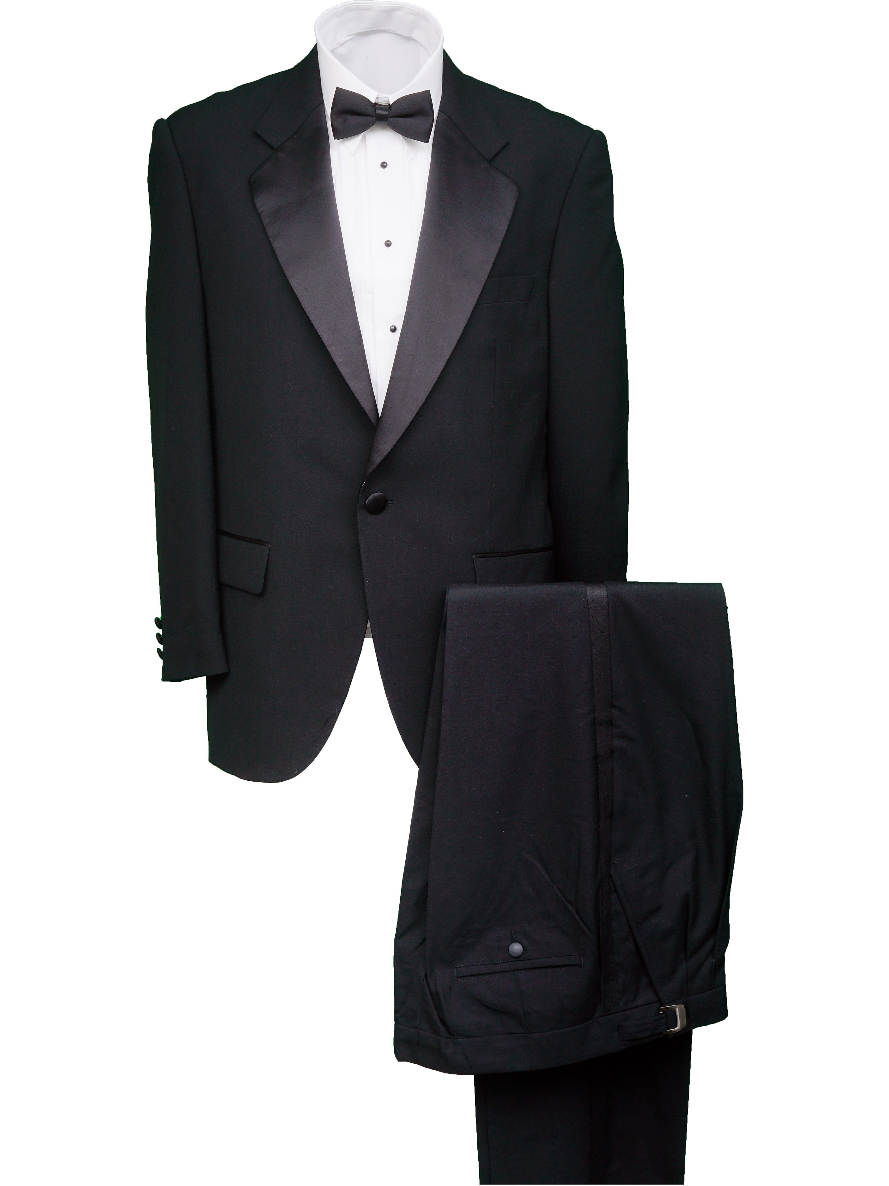 Broadway Tuxmakers Mens 100/% Wool 1 Button Classic Notch Collar Tuxedo Jacket