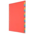 thumbnail image 2 of Miangastore 1 Set Loose-leaf Binder Divider Paper Dividers Notepad Dividers Plastic Binder Dividers Notepad Tabs Colored Tabs Colored Page Markers Notepad Index Dividers A4, 2 of 9