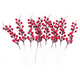 thumbnail image 5 of 10 piezas de plantas de simulación de bayas, guirnalda decorativa de flores artificiales de bayas rojas para Navidad, 5 of 7