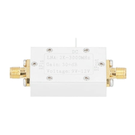 

ANGGREK 30dB Low Noise RF Broadband High Frequency Low Noise LNA (2K‑3000MHz Gain 30dB)