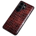 thumbnail image 1 of Case For Samsung Galaxy S26 Ultra/S26 Plus/S26, Genuine Leather Shell With Scratch-Resistant Supports Wireless Charging Cover, 1 of 4