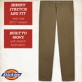 thumbnail image 2 of Dickies Womens Work Pants - Straight Leg Skinny Twill Casual Pants for Women - Size Up for Ideal Fit, 2 of 7