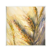 Stupell Industries Autumn Wheat Painting Botanical & Floral Painting Unframed Art Print Wall Art, 12 x 12