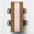 thumbnail image 2 of Creative Products Coral White Sketched Seahorse 16x72 Poly Twill Table Runner, 2 of 3