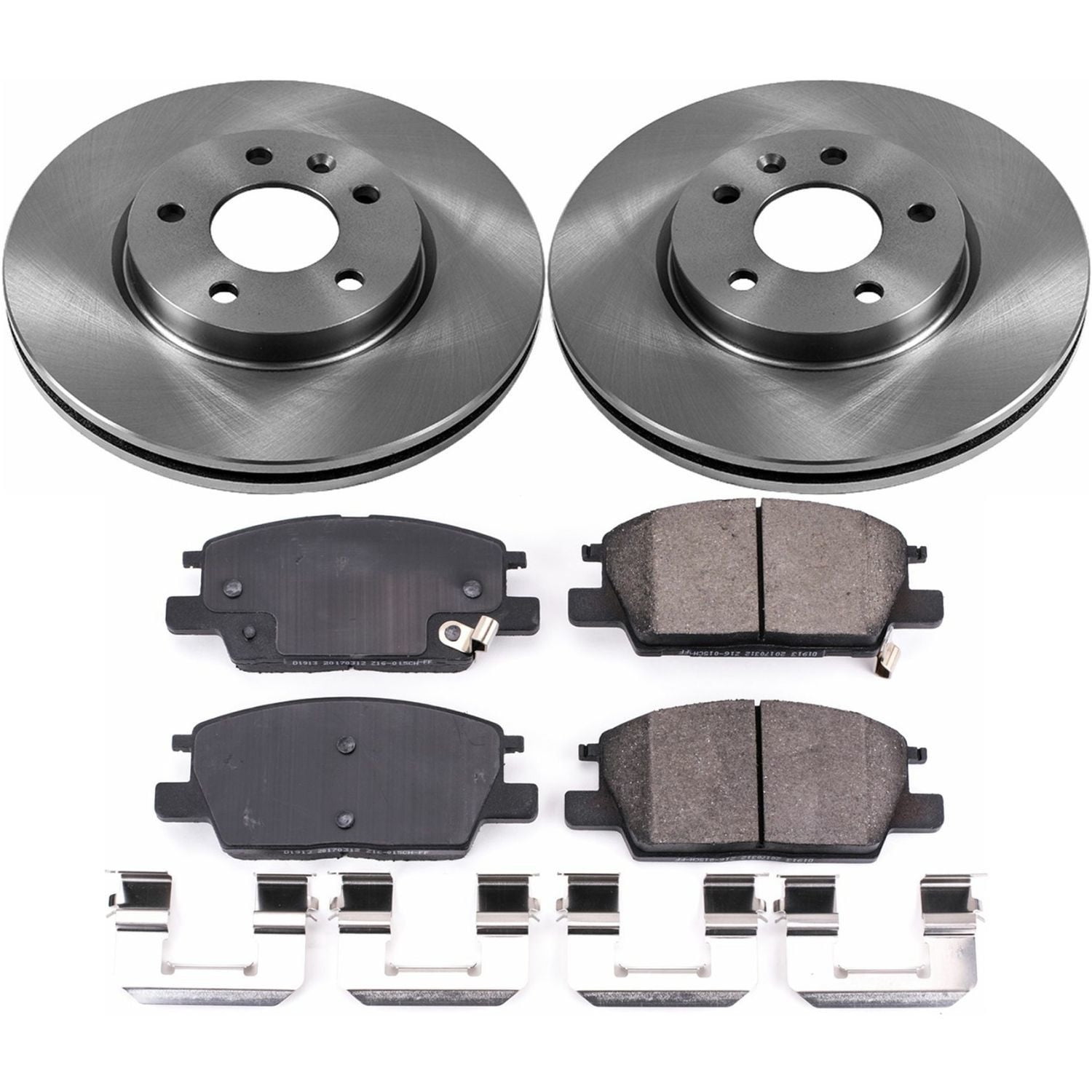 PowerStop Front Stock Replacement Brake Pad and Rotor Kit Fits: BUICK CHEVROLET GMC Select Models KOE7400