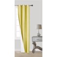 thumbnail image 2 of (SSS) 2-PC YELLOW Solid Blackout Room Darkening Panel Curtain Set, Two (2) Window Treatments of 37" Wide x 84" Length Each Panel, 2 of 6