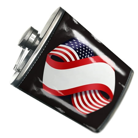 

NEONBLOND Flask Friendship Flags USA and Antwerp region Belgium