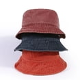thumbnail image 5 of SikaFu The new cowboy fisherman hat washed vintage fabric basin hat sunshade hat for leisure outdoor sports, 5 of 6