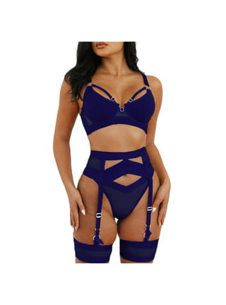 ohyeah Women Corset Lingerie Set with Garter Belts Plus Size Lace Underwire  Lingerie Babydoll Naughty Boudoir Outfits