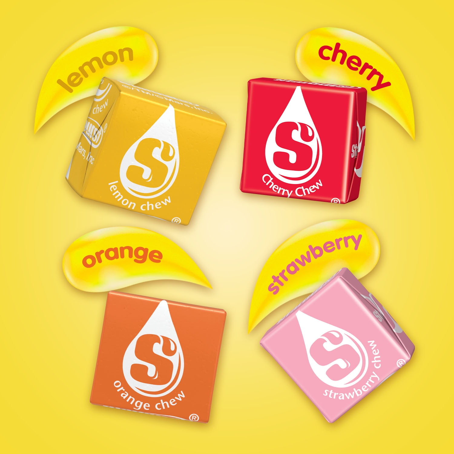 (3 pack) Starburst Original Fruit Chewy Candy Family Size 27.5 Ounce Resealable Bag