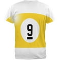 thumbnail image 2 of Halloween Billiard Pool Ball Nine Costume All Over Mens T Shirt, 2 of 2