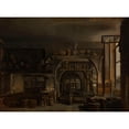 thumbnail image 2 of Francois Barthélémy Augustin Desmoulins 14x11 Gold Ornate Wood Frame and Double Matted Museum Art Print Titled - L’Atelier De L'Orfevre Odiot (1763-1850), Rue Saint-Honore (1822), 2 of 4