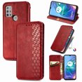 thumbnail image 1 of Étui pour Motorola Moto G10, Portefeuille à Rabat Magnétique Protecteur - Rouge, 1 of 5