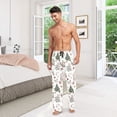 thumbnail image 6 of FORMRS Mens Pajama Pants with Pockets Sleepwear Lounge Bottoms Sizes S-2XL, White Nordic Christmas House, 6 of 7