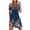 Navy, variant on AOOCHASLIY Clarance Dresses for Women 2022Women Casual Slimming Draw Back Printed Short Sleeves Cold Shoulder Dress