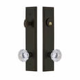 thumbnail image 5 of Grandeur Carr  Tall Plate Single Cylinder One Piece Knobset with Fontainebleau Knob, 5 of 6