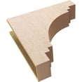 thumbnail image 6 of 7"W x 28"D x 28"H Thin Pescadero Rough Cedar Woodgrain TimberThane Corbel, Primed Tan, 6 of 6