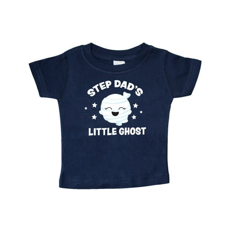 

Inktastic Cute Step Dad s Little Ghost with Stars Gift Baby Girl T-Shirt