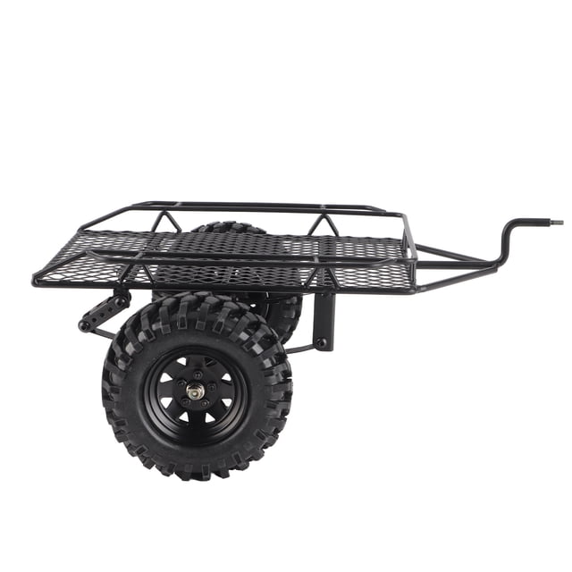 Tolva De Remolque Metálica Para Coche, Trepador De Control Remoto A Escala 1/10, Compatible Con Modelos D90 Y SCX10