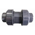 thumbnail image 1 of Valvula Check Bola Pvc 2 Pulgadas C-80, Doble Unión Cementar, 1 of 3